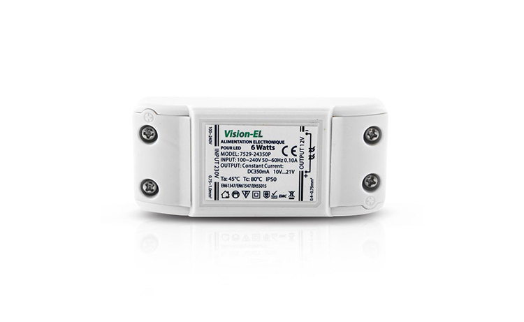 MI7529: ALIMENTATION LED DC 350mA 6W 10-21V 6w