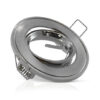 MI7701: SUPPORT DE SPOT ROND ARGENT 86mm    ARGENT