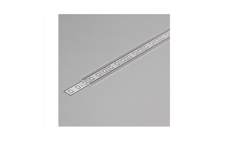 MI9854: DIFFUSEUR PROFILE LED 15,4MM TRANSPARENT 2000MM