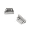 MI9867: TERMINAISON PROFILE LED PLAT GRIS (x2)