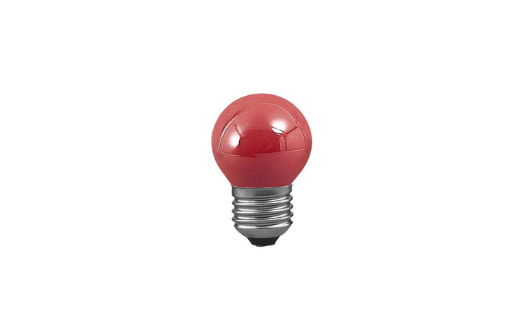 PA40131: SPHERIQUE INCANDESCENCE E27 25w ROUGE