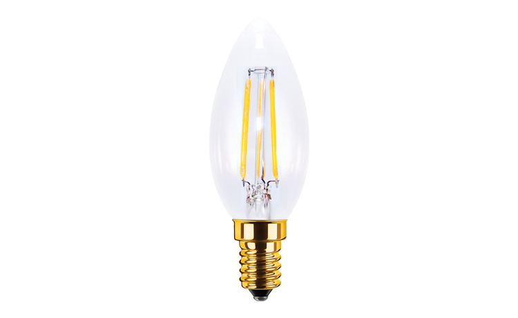 SESG-50201: LED Candle clear E14 3,5w 2200 K