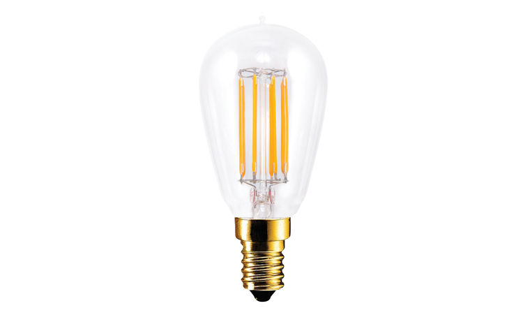 SESG-50216: LED Radio Style clear E14 4,7w 2200 K