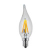 SESG-50237: LED Candle Flame clear Coup de vent E14 2,7w  2000-2900 K