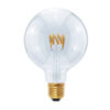 SESG-50416: LED Globe 125 Curved Spiral clear E27 8w  2200 K