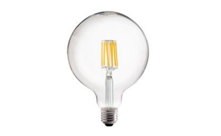 WI12100561: GLOBE FILAMENT LED DIAM.125 E27 8w 825 - BLANC ULTRA CHAUD