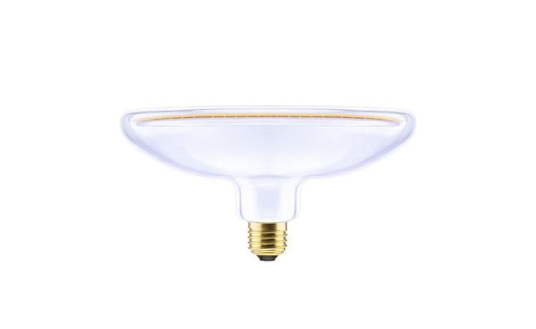 SESG-55043: LED Floating Reflektor R200 Clear 6W 330lm E27 6w 1900K